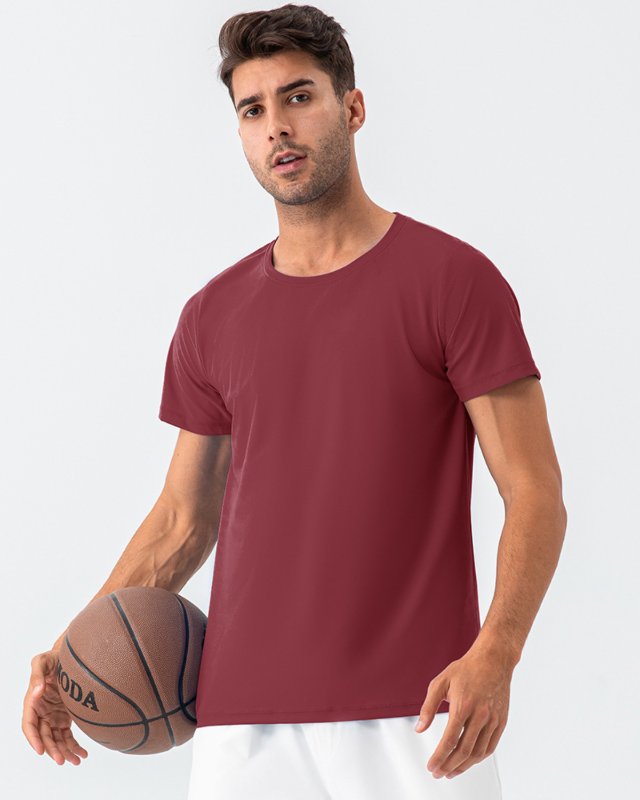Men's Summer Nylon Quick Dry T-Shirt Loose Breathable