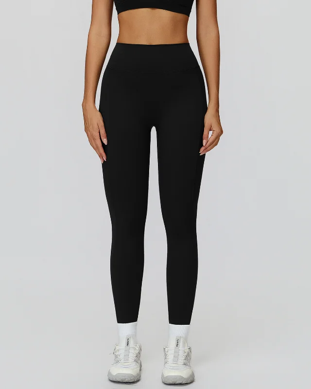 Brushed High-Waist Ruched Yoga Tight Stretch Shaping