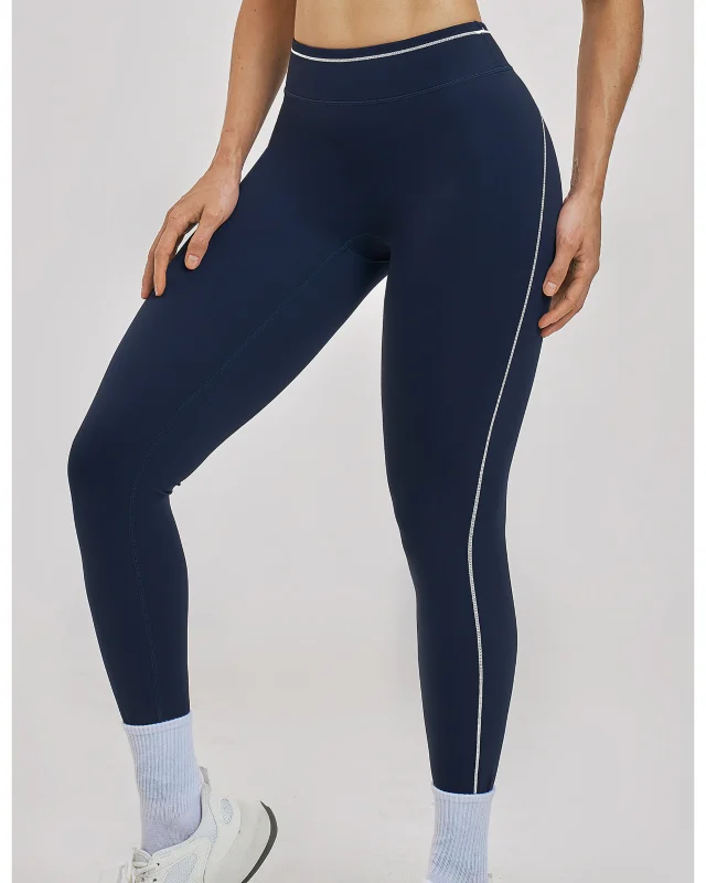 Color-Block High-Waist Yoga Quick-Dry Tight Trousers