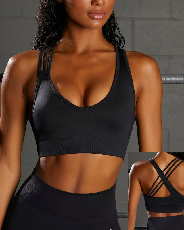 Seamless Beauty Back Yoga Bra