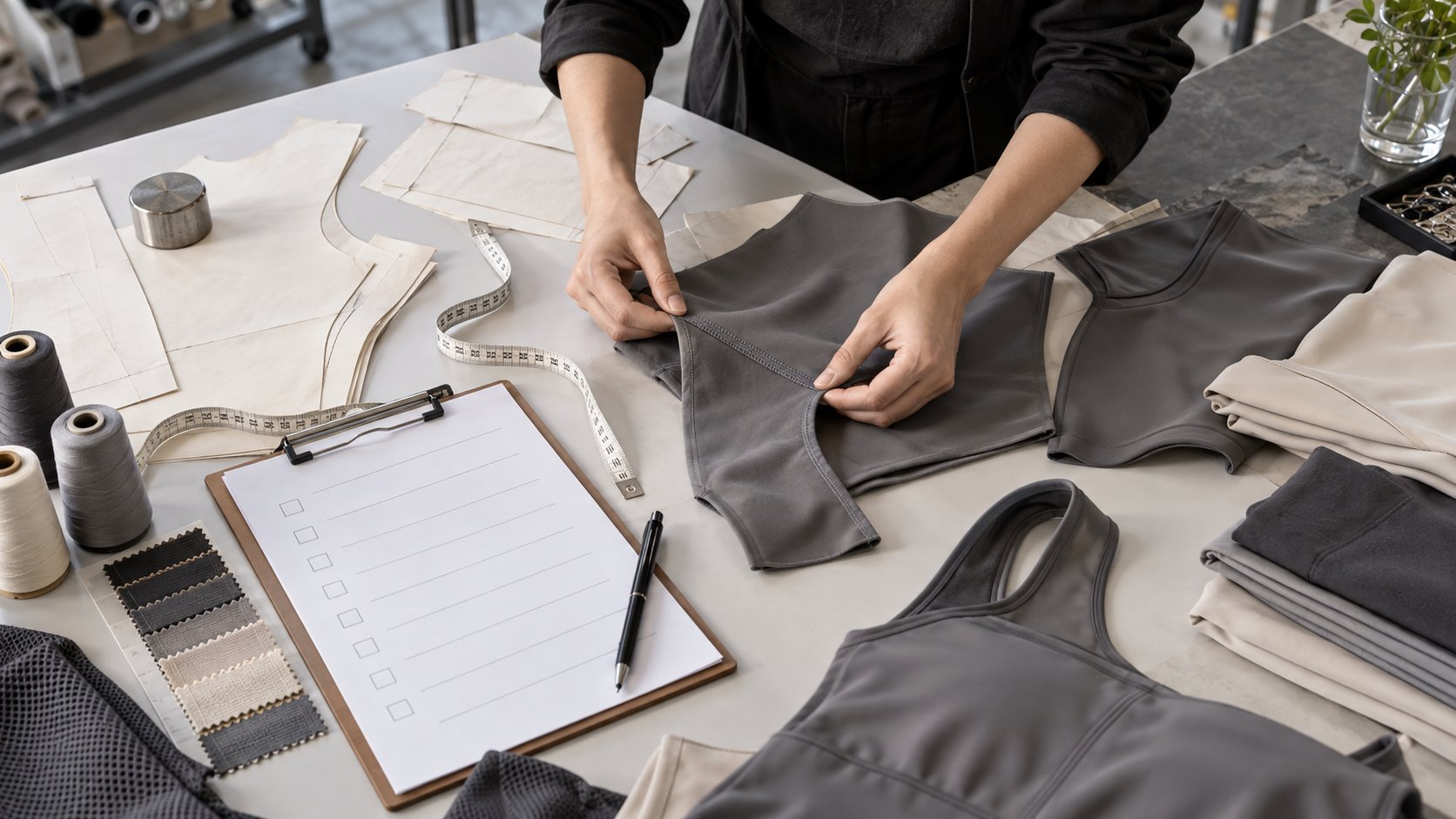 First activewear bulk order planning from sample approval to shipment